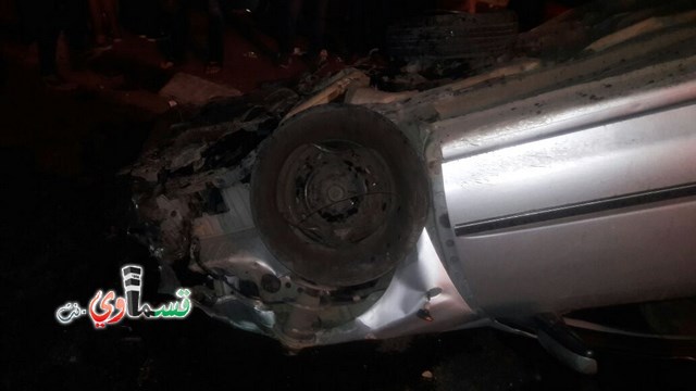 اصابة 3 اشخاص بجراح بالغة الخطورة في حادث طرق على مدخل دبورية